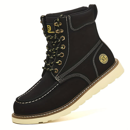 Men's Work Shoes, All-Season Labor Protection Shoes, Work Boots, Comfortable Fabric Insoles, Casual Outdoor Sneakers, Construction Boots