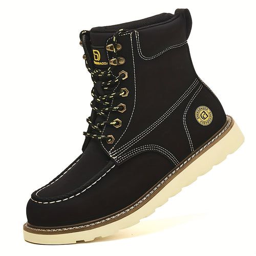 Men's Work Shoes, All-Season Labor Protection Shoes, Work Boots, Comfortable Fabric Insoles, Casual Outdoor Sneakers, Construction Boots