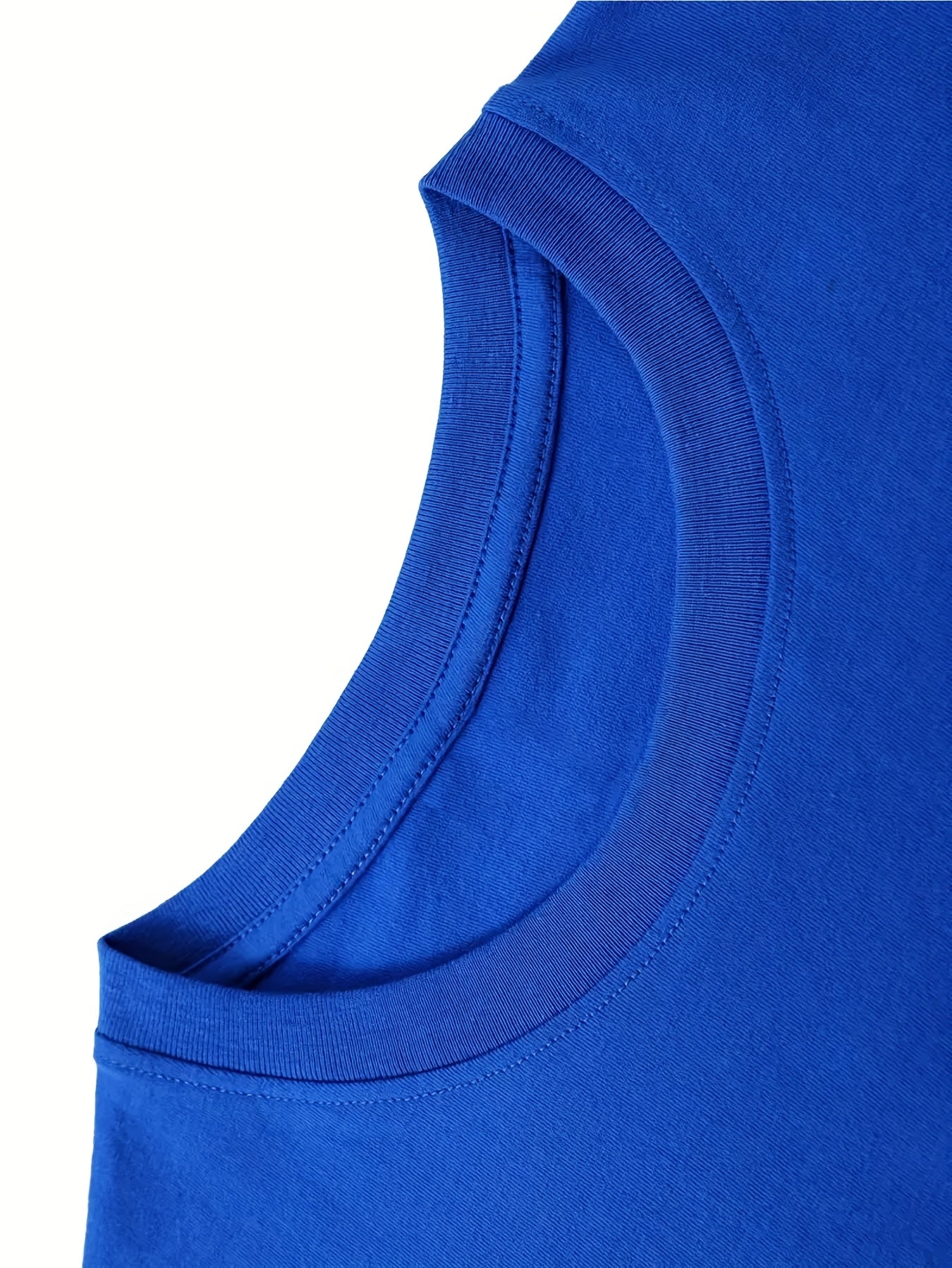Men'S Casual T-Shirt Featuring a Creative Letter Design, Made from 100% Knit Fabric, Perfect for Spring And Summer with Its Short Sleeves, Stylish And Adaptable