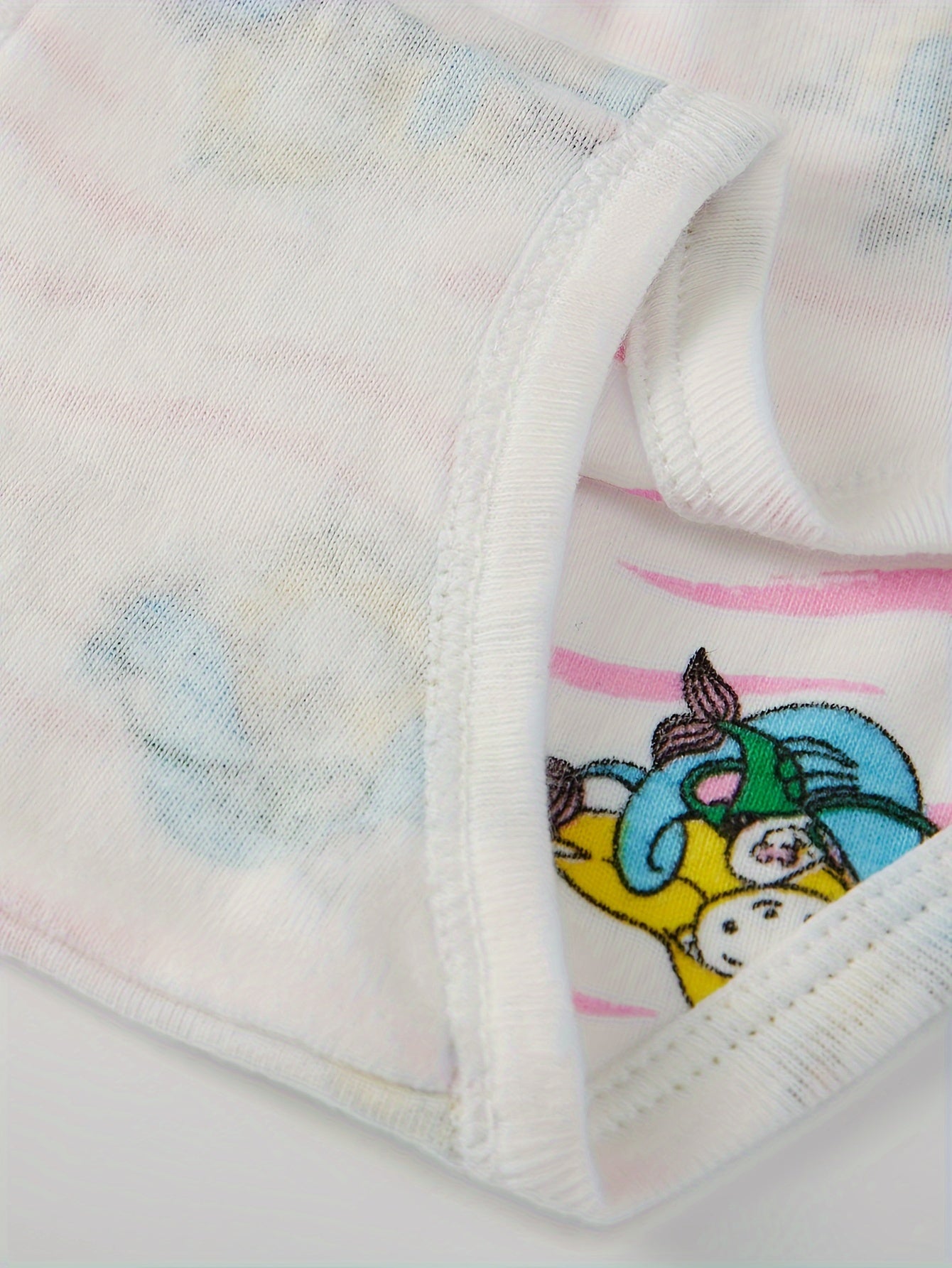 [Random] Random 6pcs ' Cute Flower And Animal And Cloud Print Briefs, Cartoon Pattern Panties, Soft And Comfy Underwear Set, for All Season Wearing
