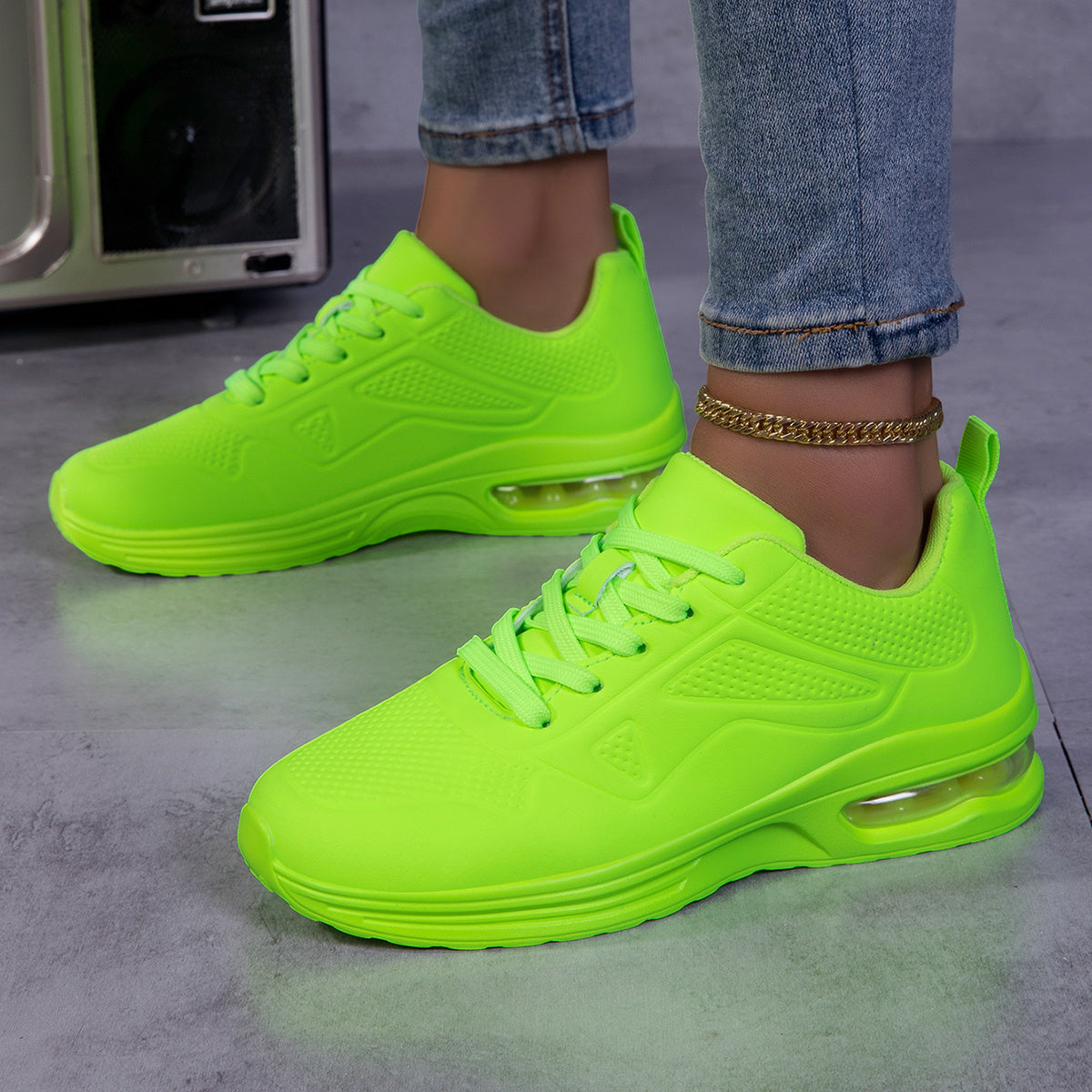 2025 New SPRING Outdoor Sports Shoes: Women'S Thick-soled Height-increasing Shoes, Women'S Autumn : Breathable Mesh Shoes, Air-cushioned Shoes, Lightweight And Shock-absorbing Soft-soled Running Shoes, Women'S Skipping Rope Shoes, Outdoor