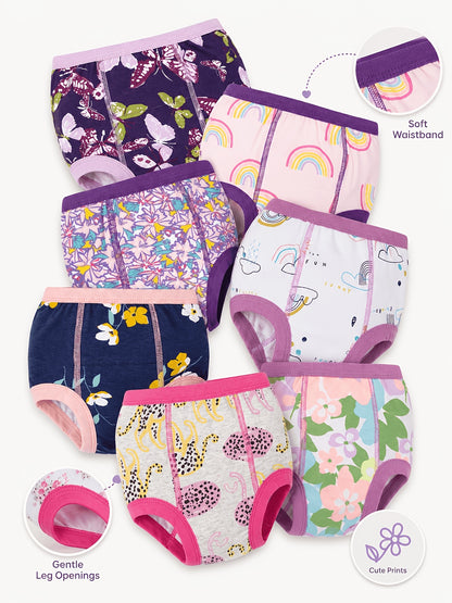 Potty Training Underwear - 10pcs, 100% Absorbent Pee Pants for Girls