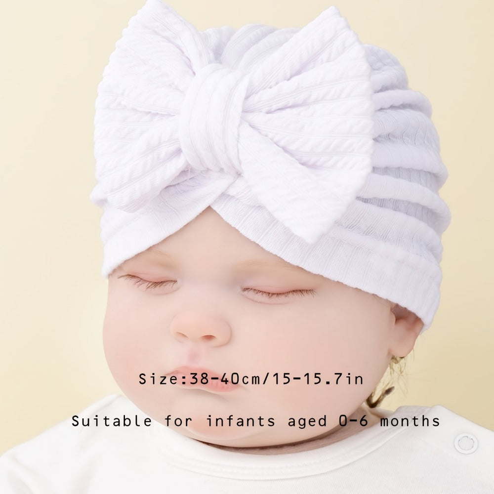 Baby Flower Caps - 4-Piece Soft Hat Set