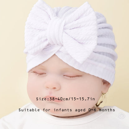 Baby Flower Caps - 4-Piece Soft Hat Set