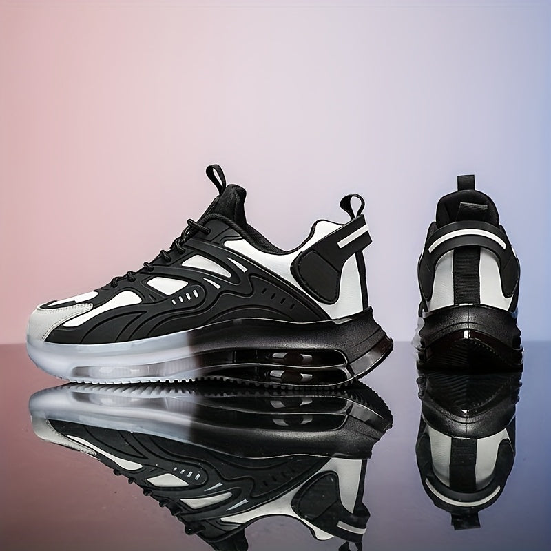 Men'S Running Footwear | Lightweight, Lace-Up Design, Slip-Resistant, Cushioned, Breathable, Comfortable Sneakers | Suitable for Running, Walking, And Training