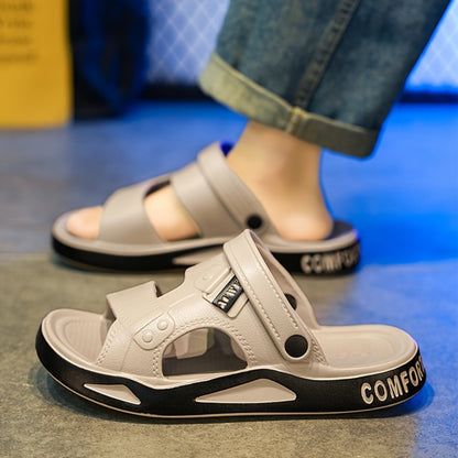 Men's Slippers - Non-Slip Sole for Beach & Water 368421