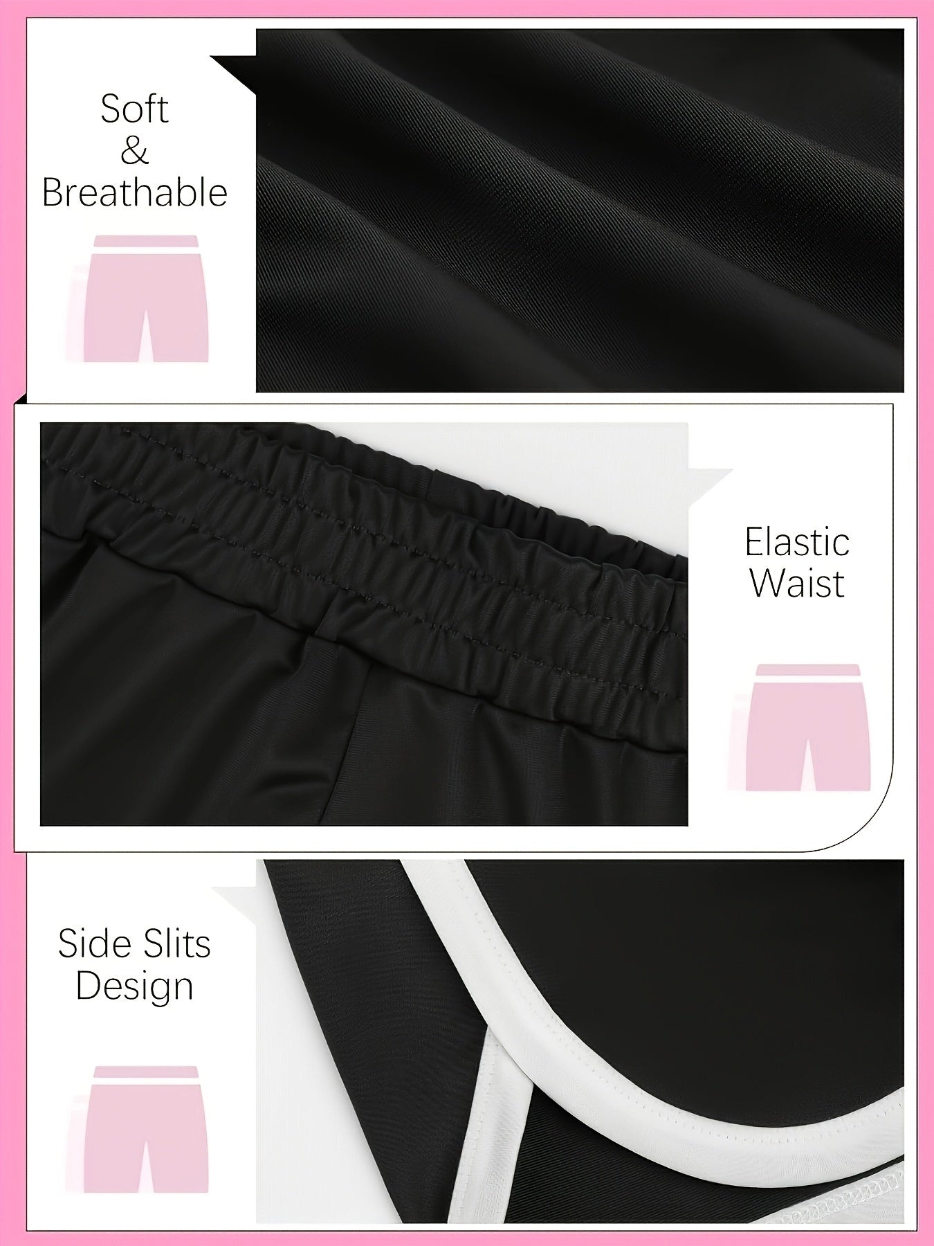 Random 6pcs Of Girls' Sporty Shorts, Children's High-waisted Yoga Dance Cycling Shorts, Comfortable Gymnastics Shorts, 2-12 Years Old, Spring Clothes, Summer Clothes, Easter Gifts, Discounted, 4th Of July, Perfect for Outdoor