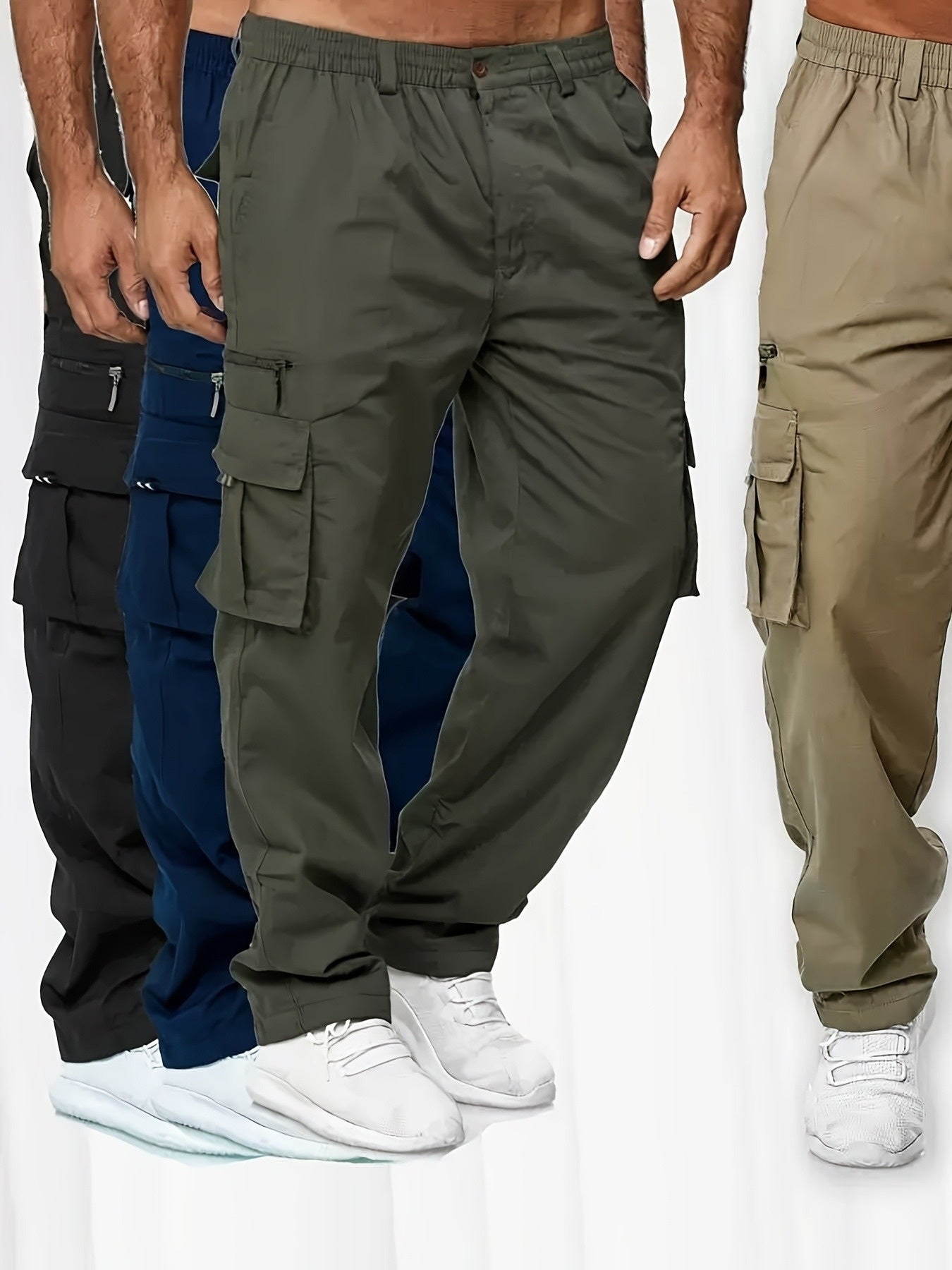2025 Men'S Flex Stretch Cargo Pants
