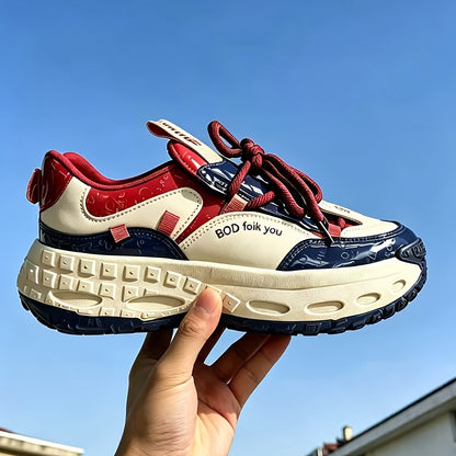 [Height Increase Sneakers] Men's Height Increase Platform Shoes Autumn Spring Fashion Cross Tied Non Slip Casual Shoes Comfortable Outdoor Causal Sneakers