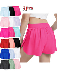 Rose red + light purple + light blue