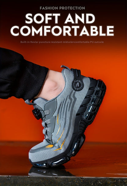 Unisex Work & Safety Shoes - Crush Resistant & Slip-On 610149