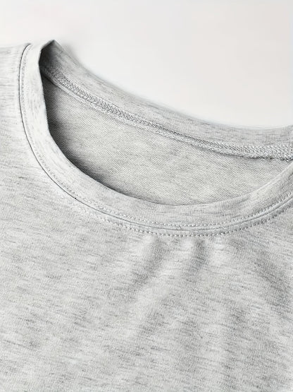 Women'S Sweatshirt with "Do Not Be Afraid - 40:10" Print - Long-Sleeve Printed Crew Neck Pullover, Casual Long-Sleeve Crew Neck Sweatshirt, Machine-Washable Daily Comfort Style, Soft Clothing, Autumn/Winter Sports Sweatshirt