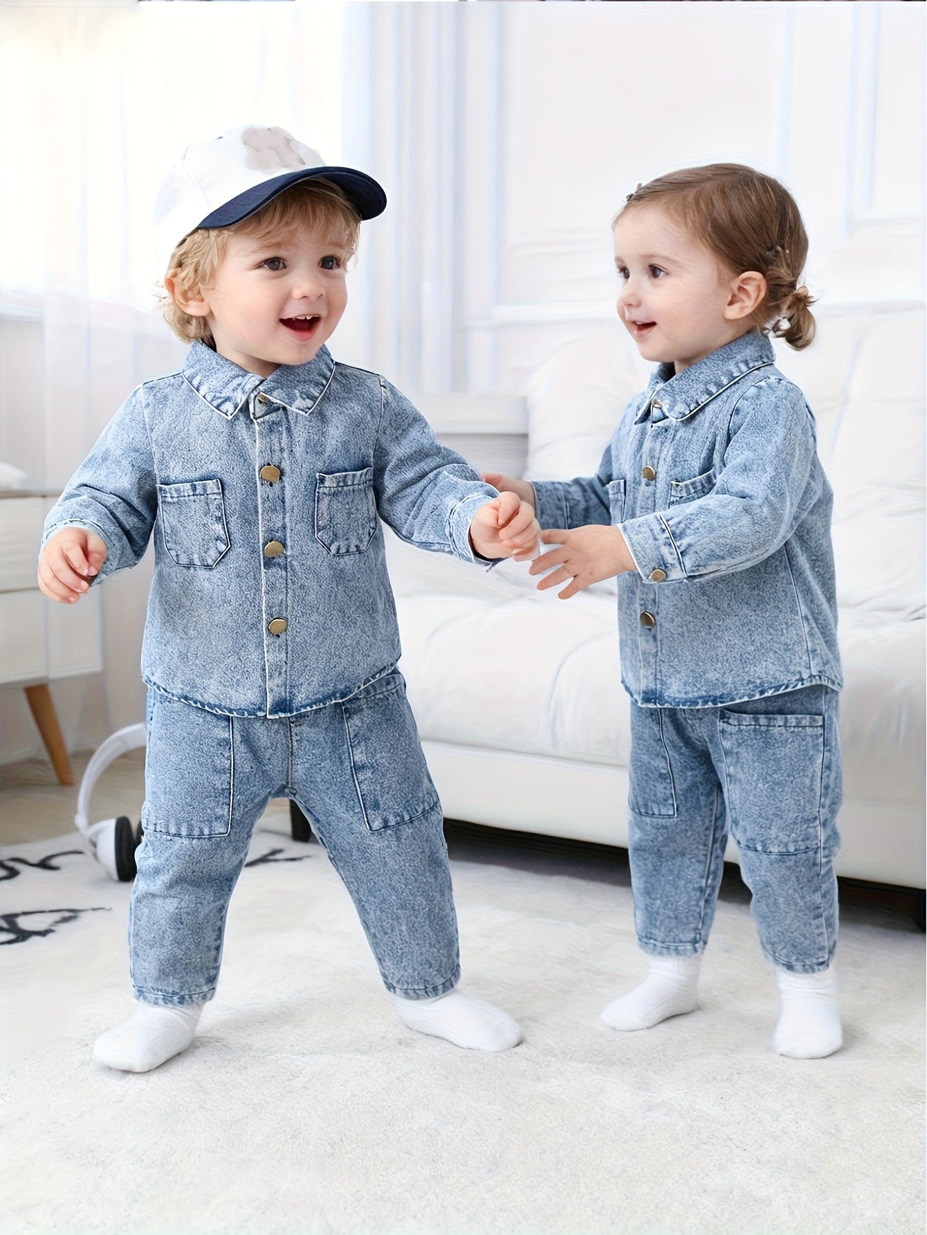 Targeted Development Of A Two-piece Set For The Baby Girl Spring Casual And Simple Style, for Outdoor