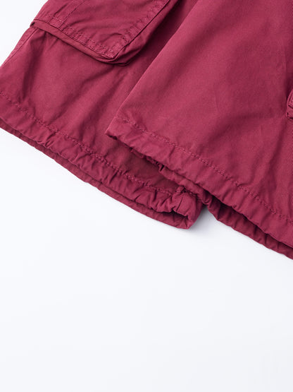 Plus-Size Men'S Outdoor Washing Multi-Pocket Tooling Tactical Shorts with Drawstring to Leave a Pocket Suitable for Outdoor Activities Such As Mountaineering And Camping, Plus Size