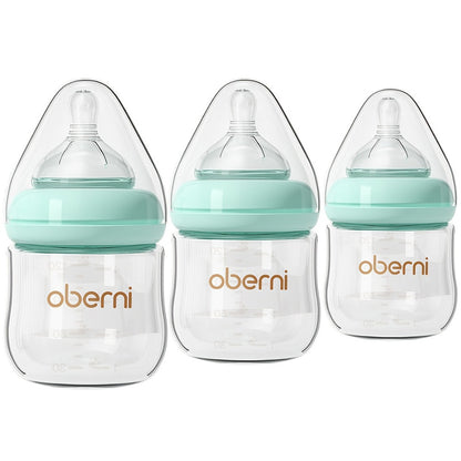 Baby Bottle - Anti-Colic Glass Oberni 4Oz