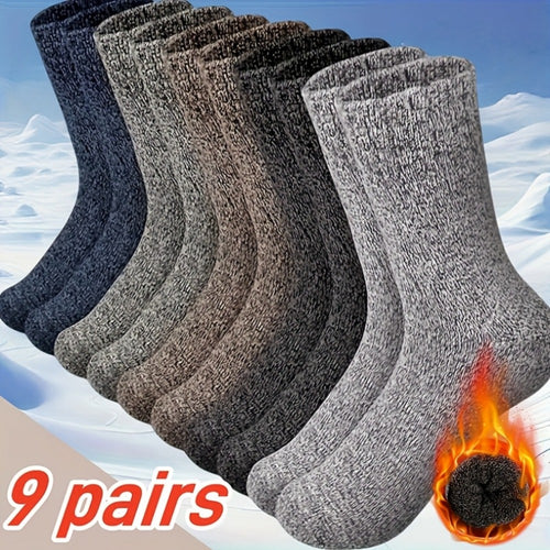 Men's Thermal Socks - 9-Pair Pack