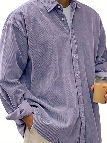 Men's Black Long-Sleeve Shirt - product view 37