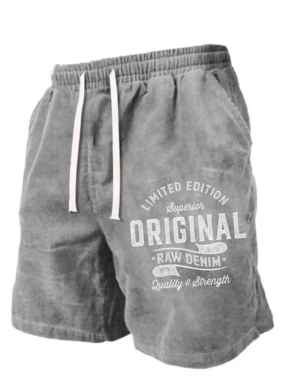 Rose Red Cotton Printed Shorts - product view 22