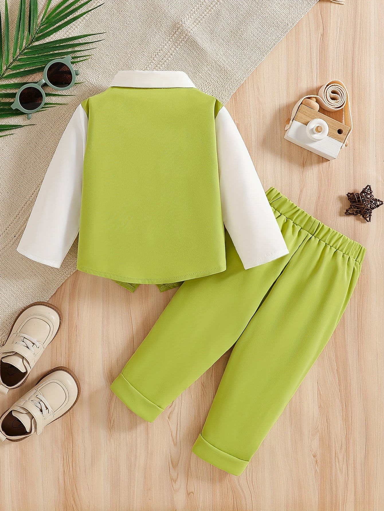 Baby Clothing, Baby Products, Baby Spring And Autumn Suits, Wedding And Birthday Party Gifts, Suits, Fake Two-Piece Long Sleeved Tops And Pants, Children'S Gentleman Suits, School Season Hot Items, Baby Boy Birthday Gifts, Valentine'S Day Gifts