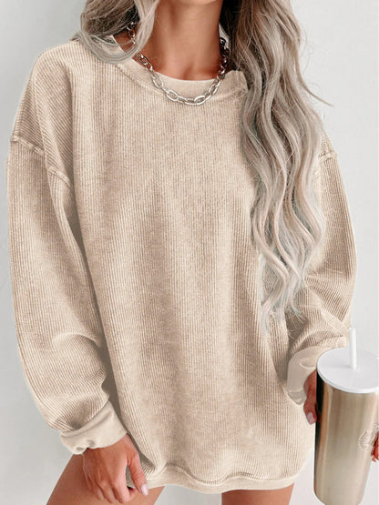 Women's Pink Lace Long-Sleeve Sweatshirt - product view 29