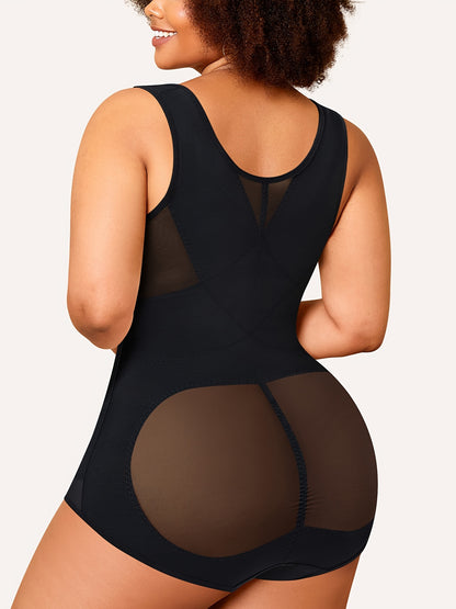 Plus Size Shapewear Bodysuit for Women Tummy Control Body Shaper Seamless Faja Colombian Waist Trainer Girdle