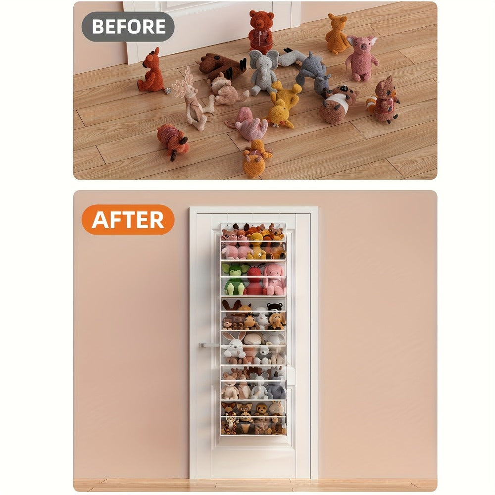 Stuffed Animal Storage Hammock - Lace Toy Organizer