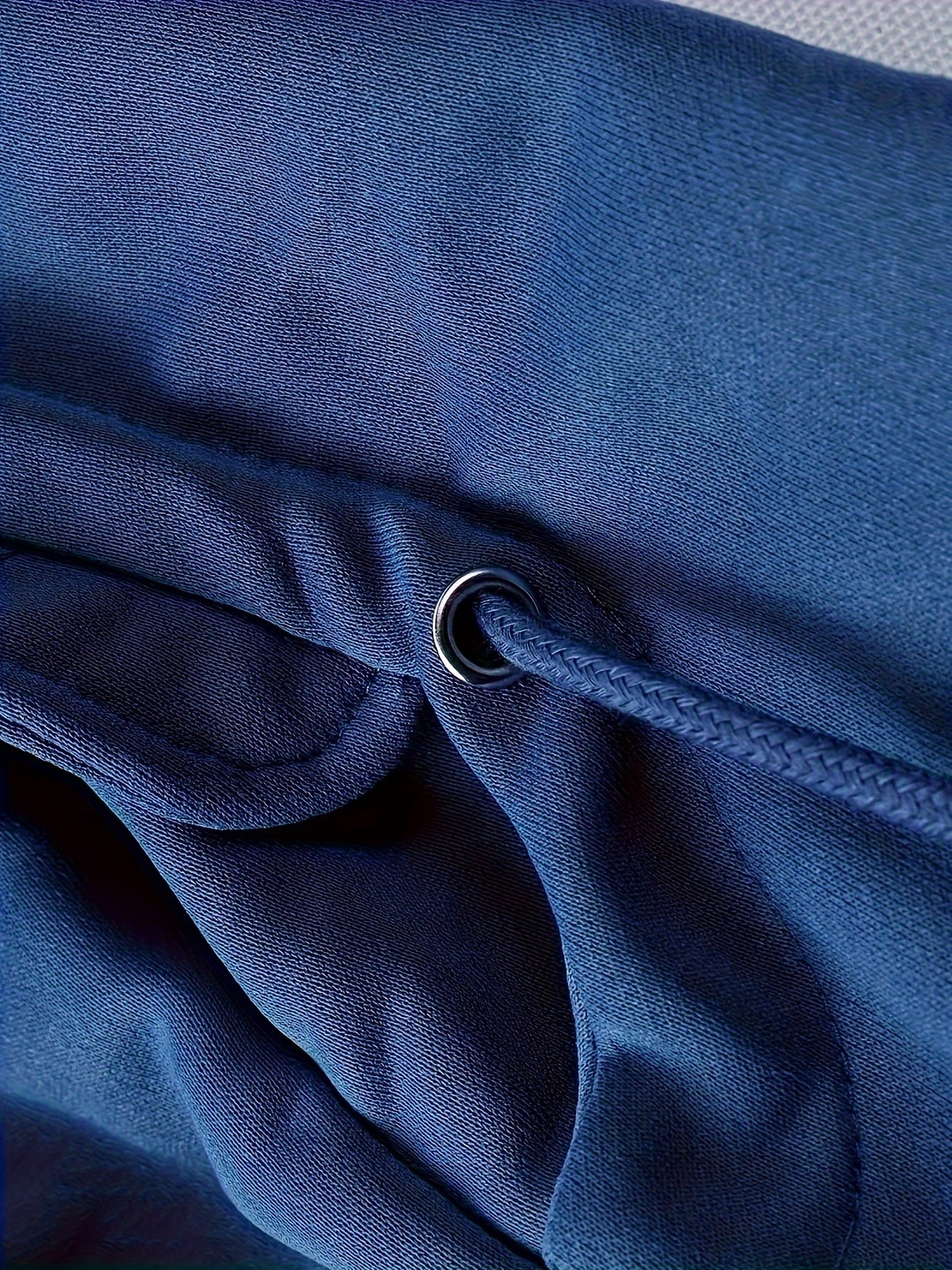 Men's Black Polyester Hoodie - product view 9