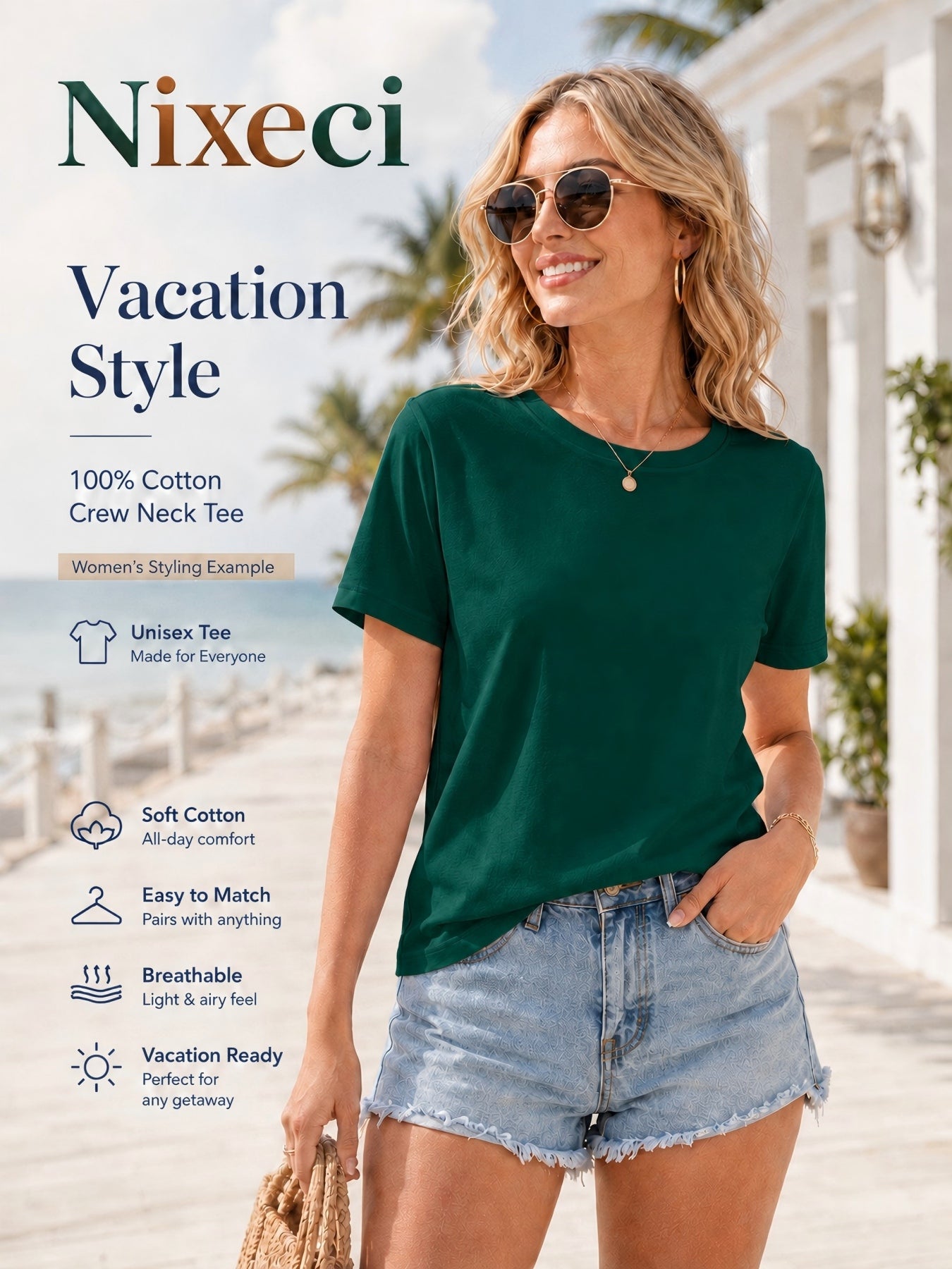 USA 250th Anniversary Independence Day American Flag Stars and Stripes Print Crew Neck T-Shirt, Summer Casual Vacation Women's Short Sleeve Top, Soft Stretch Fabric, Multiple Colors Available