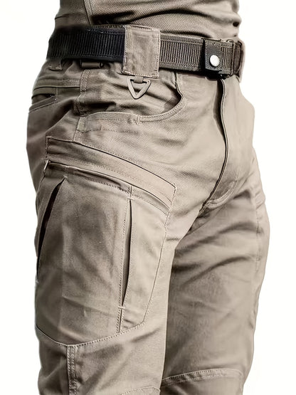 Men'S Tactical Cargo Pants with Multi-Pocket Design (Includes A Belt) - Durable Quick-Dry Outdoor Hiking, Camping, Workwear And Travel Pants - Straight-Leg Regular Fit Casual Tactical Gear, Camping Essentials, Breathable Material, Adventure