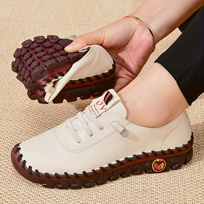 Stylish And Comfortable - Women'S Oxfords - Crafted by Hand, Breathable, Lightweight, Non-Slip, Lace-Up, Slip-On, Soft Insoles, Easy to Walk in Shoes for Daily Use, Women Shoes, Sneakers