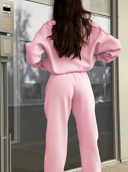 Women's 2pcs Sporty Street Casual Fashion Set for Women Women 2pcs Outfits Women's Gym Sportswear Comfortable Clothing, Casual Streetwear, Loose And Elastic Design, Women's Summer Clothing