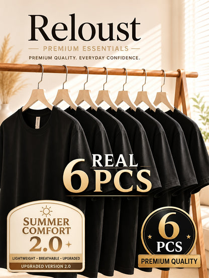6pcs Men'S Moisture-Wicking T-Shirts, Quick-Dry Short Sleeve Athletic Tees, Loose Fit Crew Neck Design, Great For Gym, Running And Summer Activities, Ideal For Independence Day, Anniversary Celebration Gatherings And Gifts