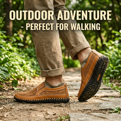 Men's Loafers & Flats - Breathable Mesh Slip-On for Outdoor & Travel 949029