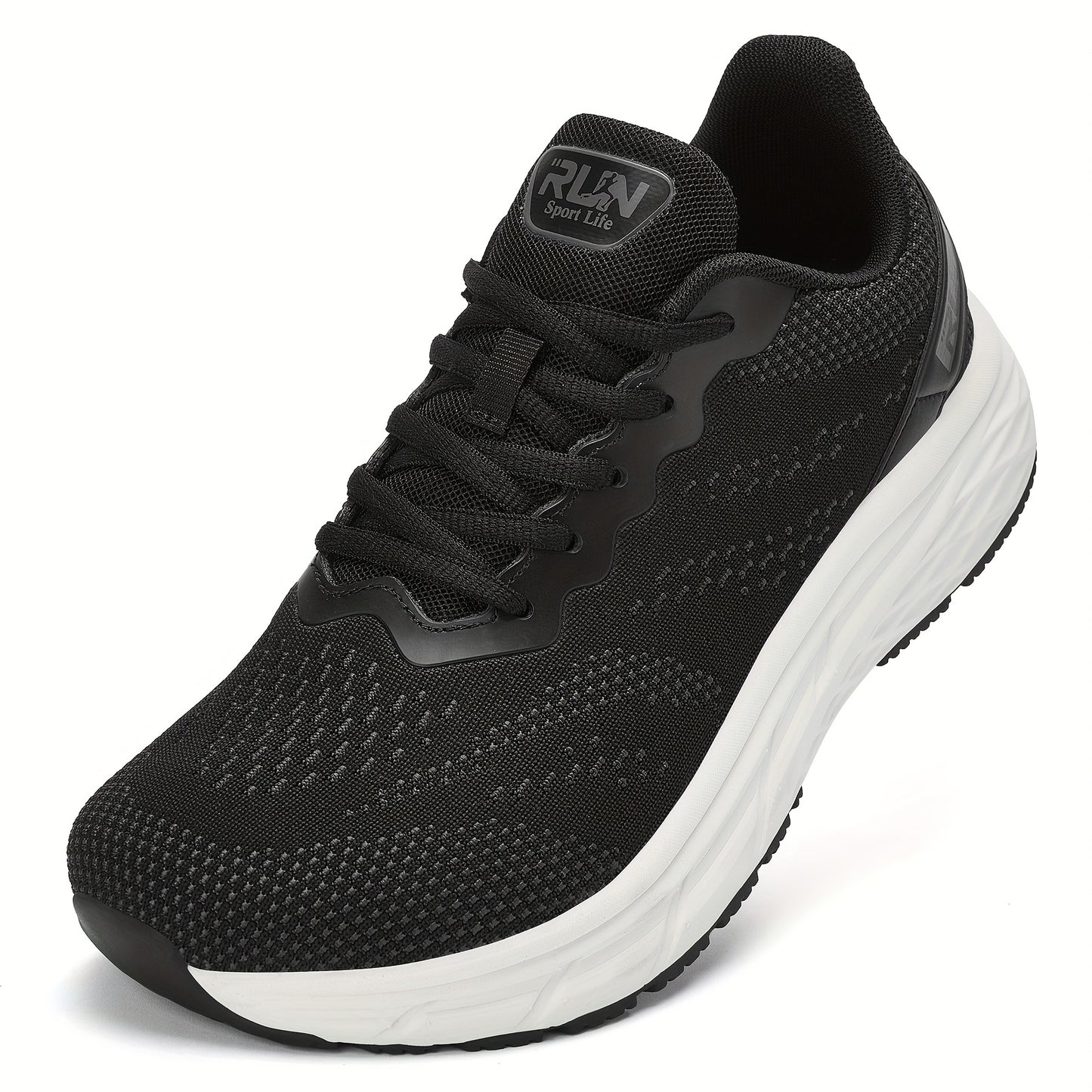 Men's Wide-Width Mesh Sneakers - Memory Foam Cushioned Insole