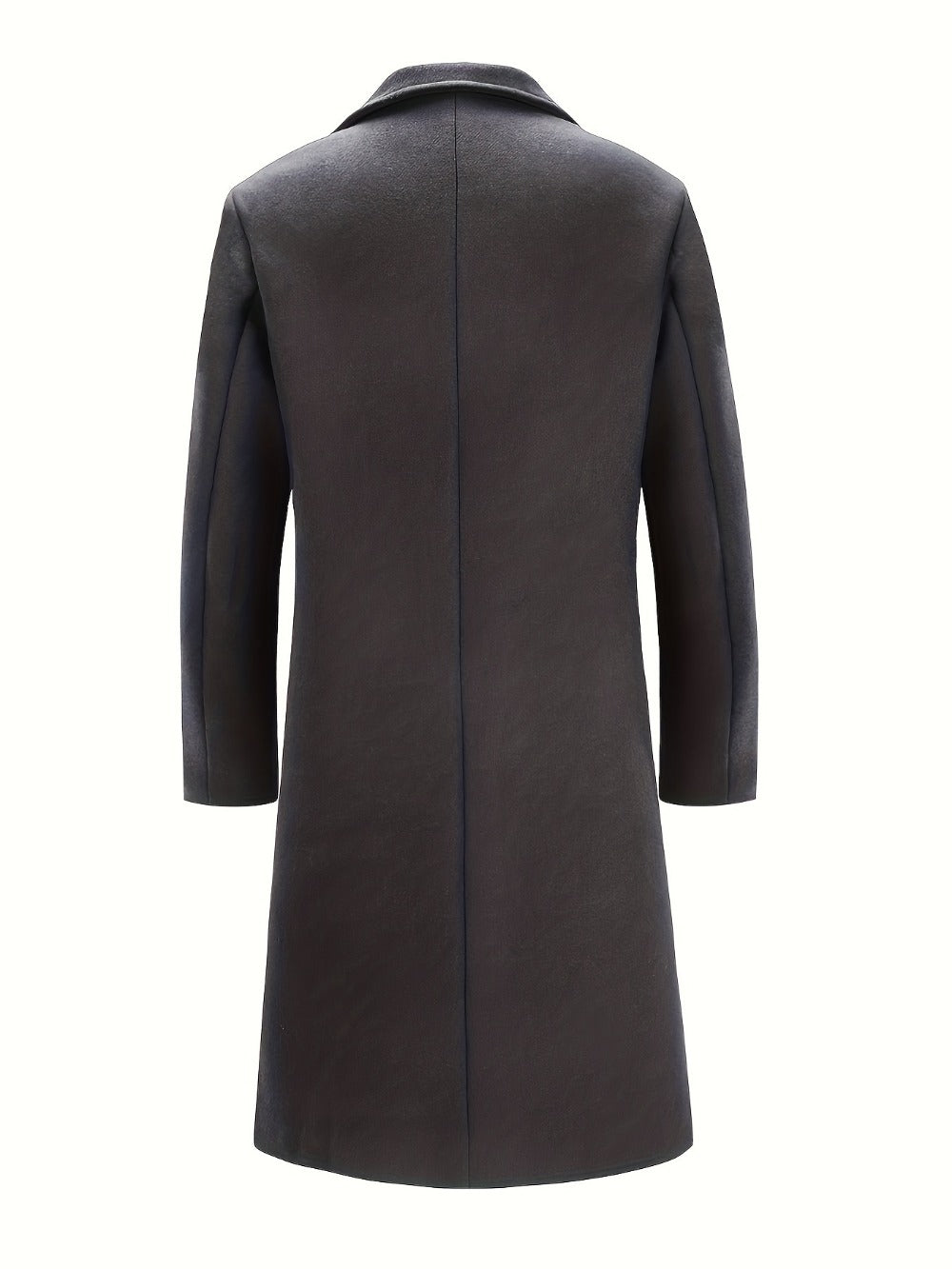 Men's Versatile Wool Blend Single-Breasted Coat Everyday 285