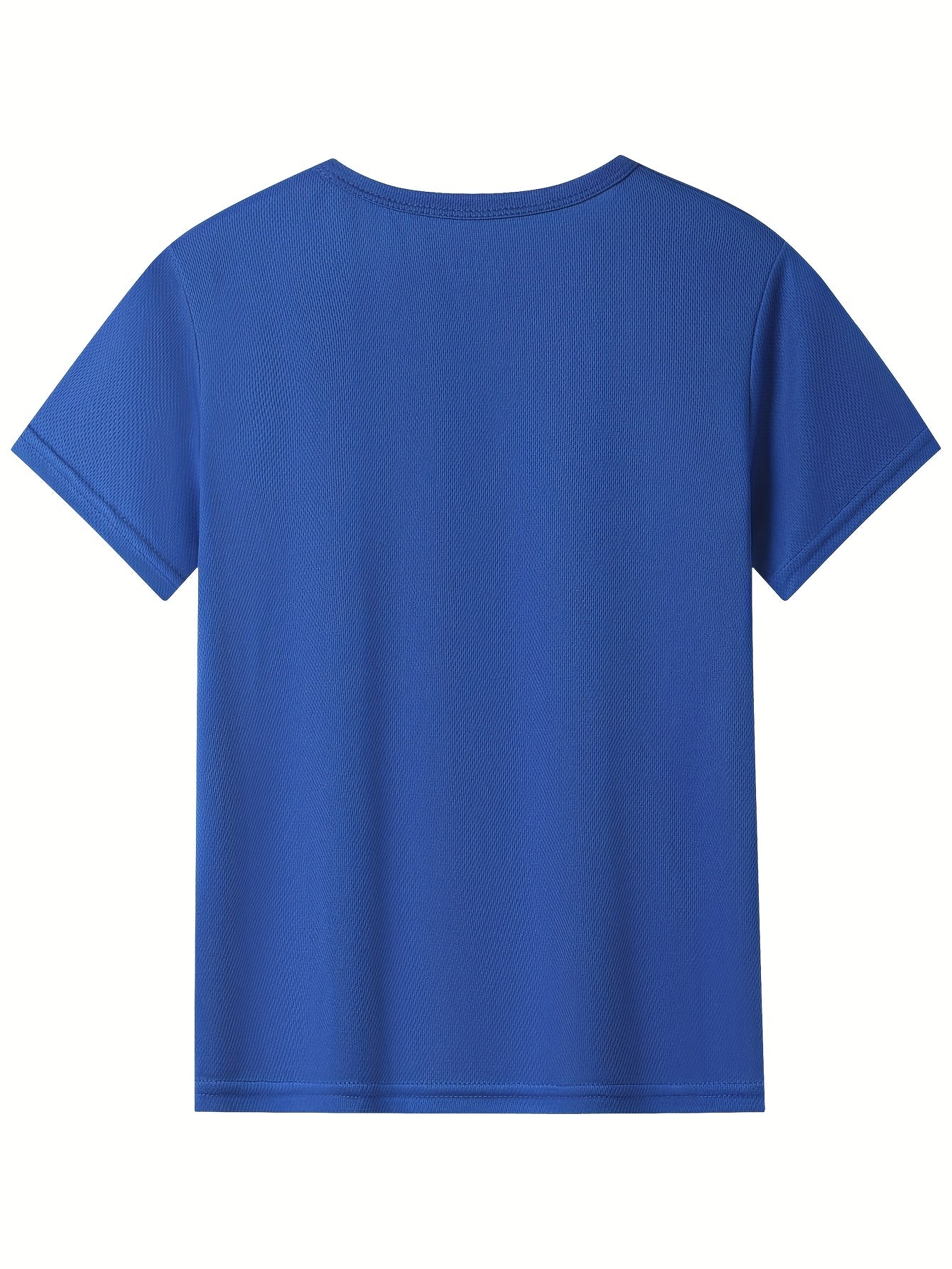 8 Pack Boys Summer Short Sleeve T Shirts Breathable Mesh Knit Fabric Crew Neck - product view 4