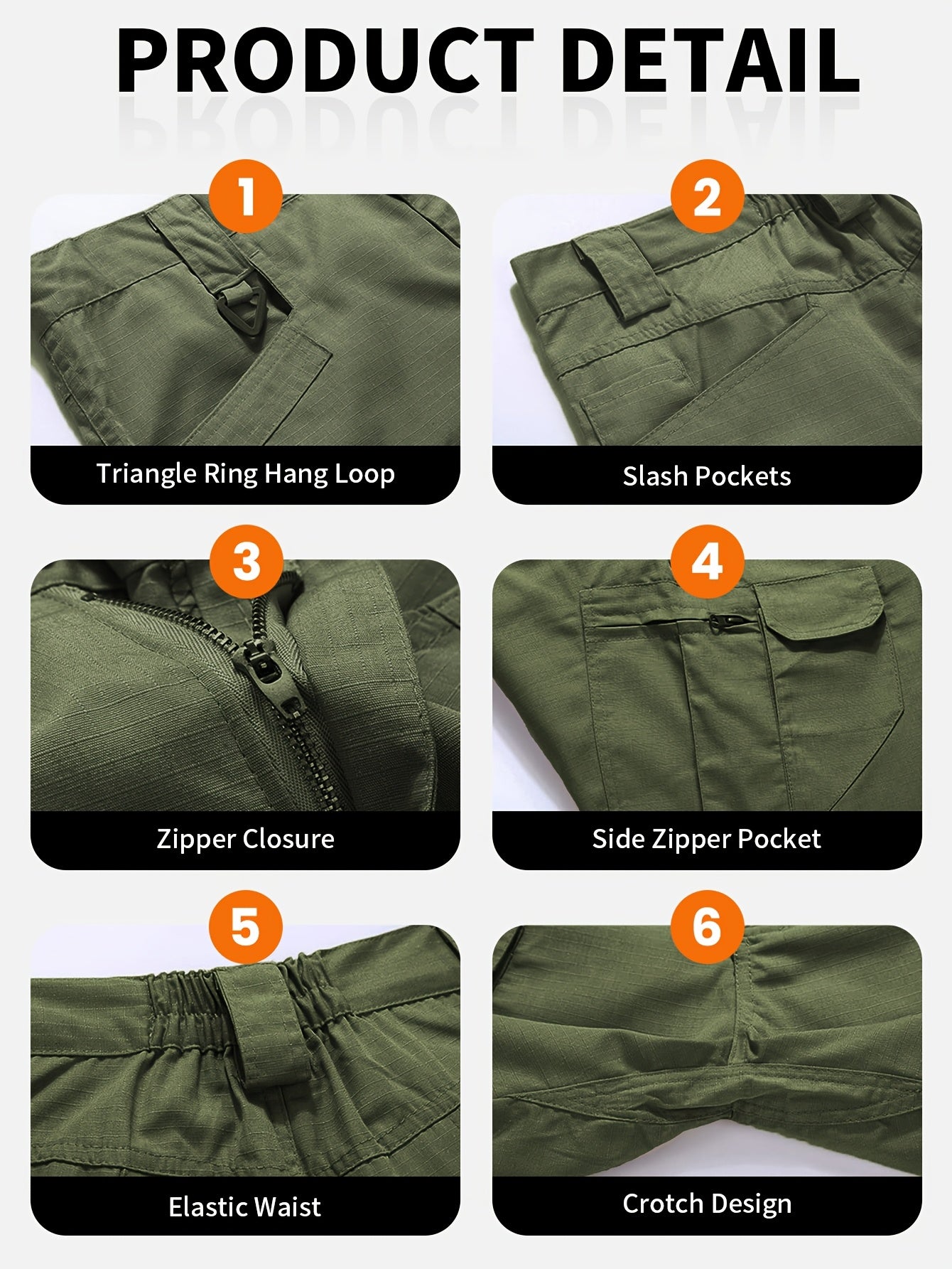 2pcs Summer Outdoor Cargo Shorts for Men, Multi-Pocket Hiking Shorts, Durable, Ripstop, Wear-resistant, Good for Camping, Hunting, Fishing, Summer Outdoor Activies and Daily Wear