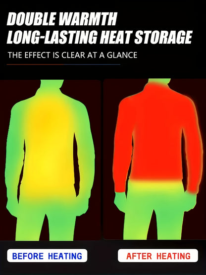 Men'S Heated Jacket, Couple Model, 24-Zone Heating, The First Choice for Outdoor Camping, Daily Leisure Outings, Windproof Jacket, Popular in Cold Areas