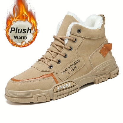 Men's Sneakers - Non-Slip Sole & Lace-Up Fit