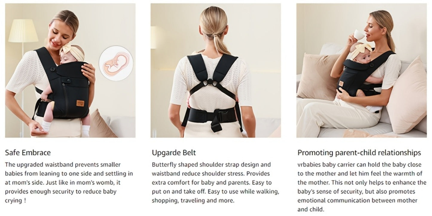 Baby Carrier - Breathable Vrbabies Ergonomic Wrap