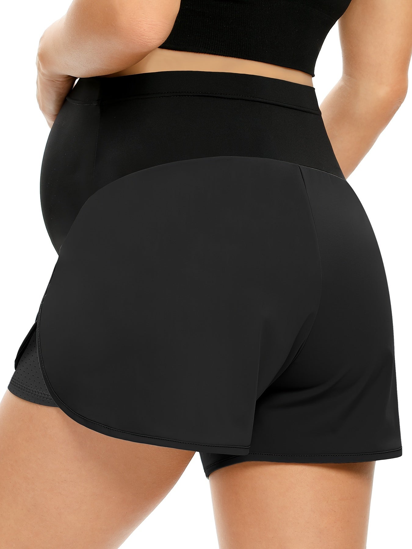 Women'S Maternity Shorts Over Belly Workout Running Casual Summer Pregnancy Shorts