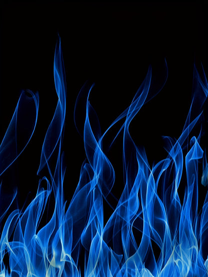 Stylish, Boys' Trendy Blue Flame 3D Printed Hoodie And Sweatpants - a Light, Casual Outfit Ideal for Autumn/Winter, Innerwear, Gift Package, Great for Outdoor Activities.