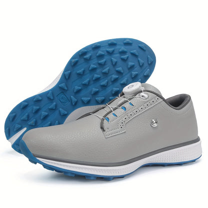 THESTRON Men'S Lightweight Golf Shoes - Non-Slip TPU Sole, Breathable PU Upper, All-Season Comfort for Outdoor Training & Casual Wear (EU 39-49), Sports Footwear