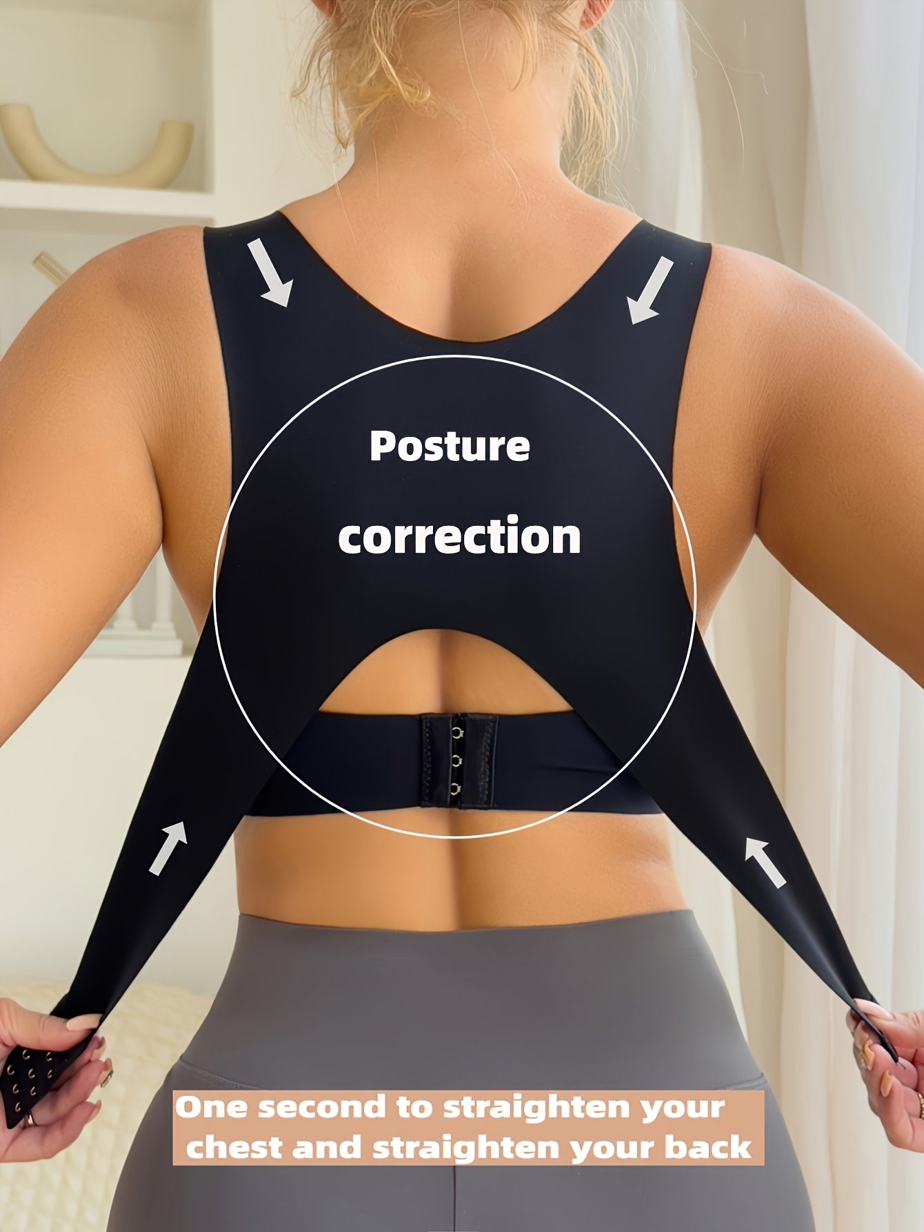 Women's Apricot Knit Sports Bra - product view 8
