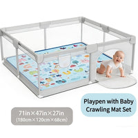 Large Playpen & Crawling Mat