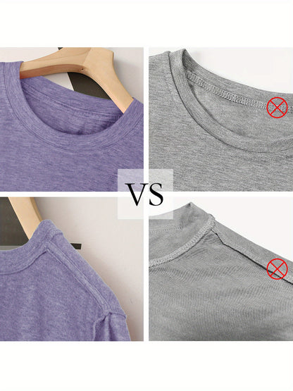 Ladies' Casual Summer T-Shirt - Women'S Knotted Hem Design with Graphic Print 'If I Shenan Once, I'll Shenanigan', Round Neck, Comfortable Fit for Everyday Wear and Sports, Fashion Street Style Tee