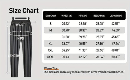 Men's Sports Running Gym Workout Pants Lightweight Quick Dry Hiking Pants