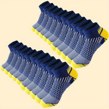 Men's Athletic Ankle Socks - 60-Pair Pack