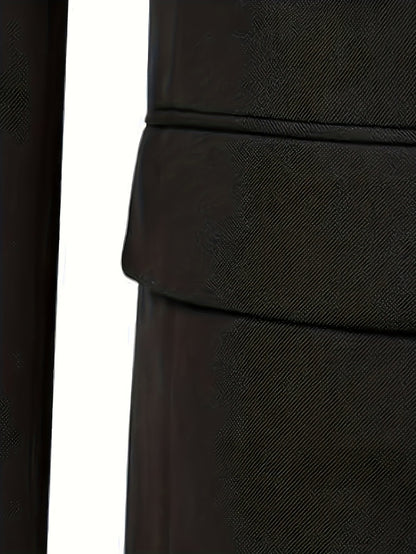 Men's Two-Piece Suit Set - Coordinated Everyday Style