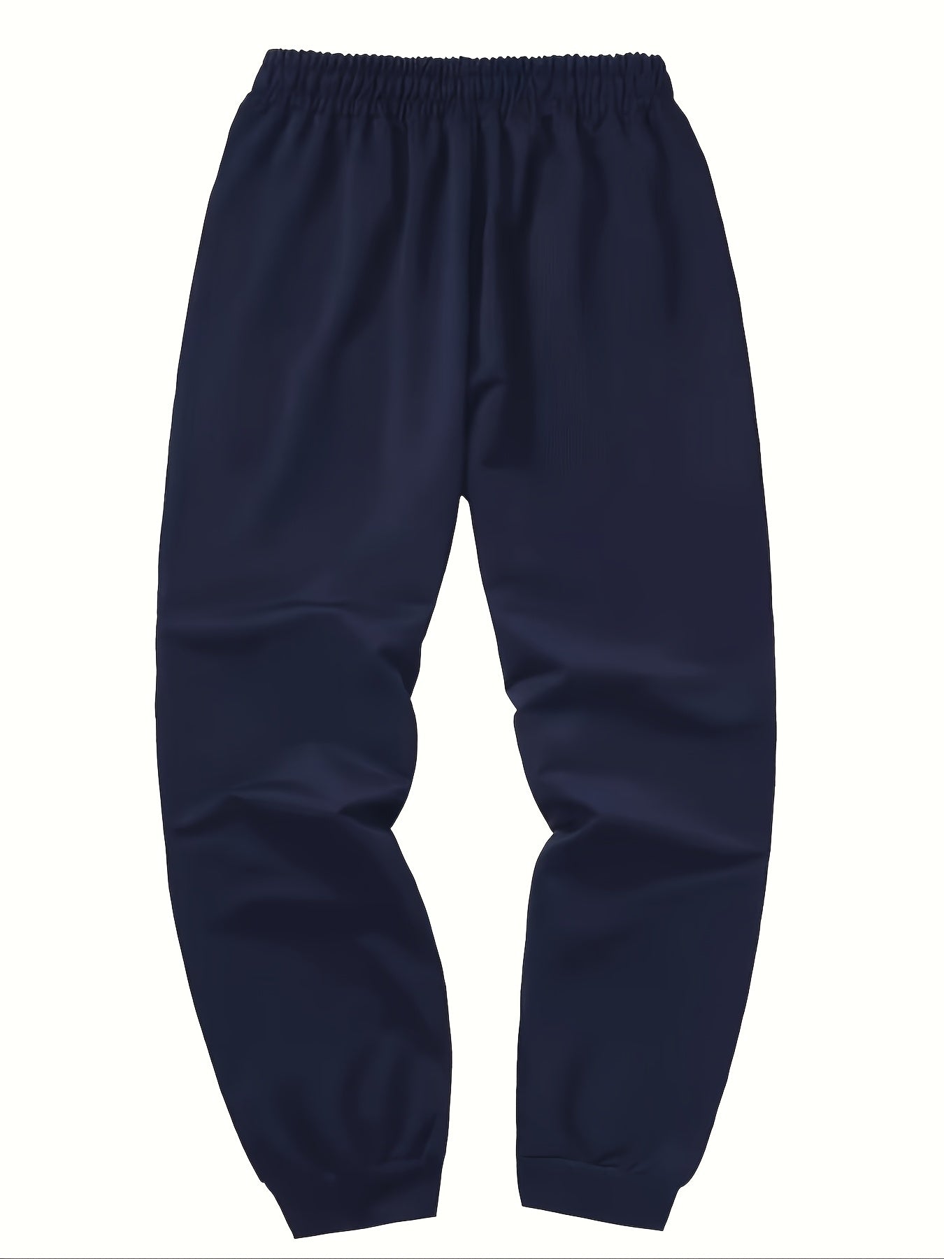 5pcs Men's Casual Sweatpants, Polyester Knit Fabric, Cotton Solid Color, Regular Fit with Pockets, Elastic Waist Drawstring Joggers Ideal Gift, Loose Waist, Spring Clothes, Summer Clothes, Valentine's Day Gifts, Easter Gifts, Discounted